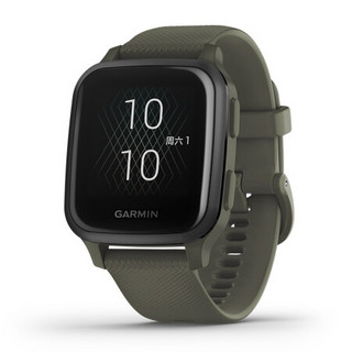 GARMIN 佳明 Venu Sq 运动手表 010-02426-63 森林绿 40.6mm 音乐版