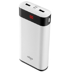 aigo 爱国者 W200PD 移动电源 白色 20000mAh Type-C micro usb 10.5W双向快充