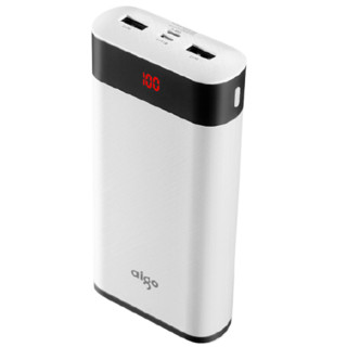 aigo 爱国者 W200PD 移动电源 白色 20000mAh Type-C/Micro-B 18W 双向快充