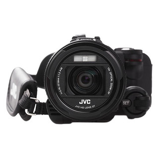 JVC 杰伟世 GC-P100BAC 3英寸数码相机 黑色（3.76mm-37.6mm、F1.2-F5.6）