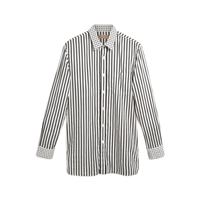 BURBERRY 博柏利 男士长袖衬衫 40624441 黑色 L