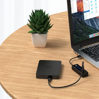 Biaze 毕亚兹 HUB7 USB 3.0 4口集线器 黑色