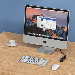 Biaze 毕亚兹 HUB7 USB 3.0 4口集线器 黑色