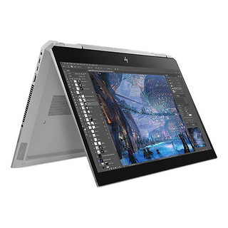 HP 惠普 ZBook Studio x360 G5 15.6英寸 移动工作站 银灰色 (至强E-2176M、P1000 4G、32GB、1TB SSD、1080P、IPS、 5CN15PA）