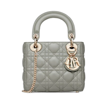 Dior 迪奥 Lady Dior系列 女士迷你手袋 M0505OCAL_M41G 灰色