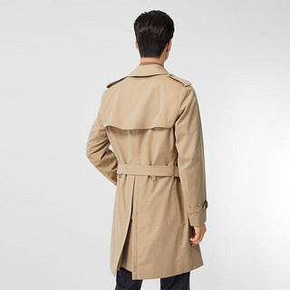 BURBERRY 博柏利 Heritage系列 Trench 男士中长款风衣 切尔西版型 40734921 蜜色 52