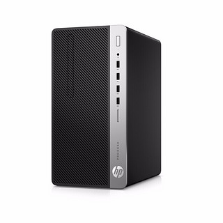 HP 惠普 Prodesk 480G6 商用台式机 黑色(酷睿i7-9700、RX 550 4G、8GB、512GB SSD+1TB HDD、风冷)