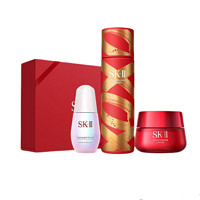 SK-II 护肤套装 (护肤精华露+美白系列光蕴环采钻白精华露+大红瓶系列赋能焕采精华霜)