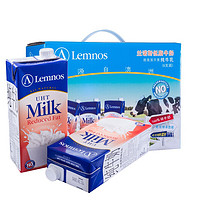 lemnos 兰诺斯 低脂纯牛奶 1L*6盒