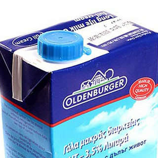 OLDENBURGER 欧德堡 全脂纯牛奶 1L