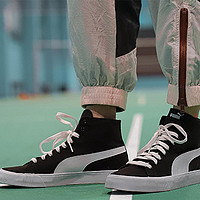 PUMA 彪马 Bari Mid 37389102 情侣款帆布鞋