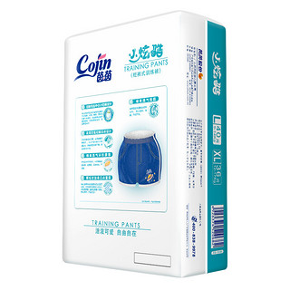 cojin 茵茵 小炫酷系列 牛仔短裤拉拉裤 L40片 男宝宝