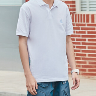 PEAK 匹克 男子POLO衫 DF612551 大白 S