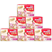 HUGGIES 好奇 金装系列 拉拉裤 L18片*6包 女宝宝