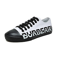 BURBERRY 博柏利 男士低帮板鞋 80098921 光白色/黑色 41