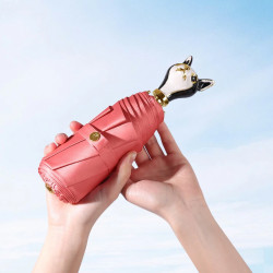 maydu美度puls会员美度赫本猫定制礼盒晴雨两用礼品伞