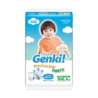 nepia 妮飘 Genki!系列 拉拉裤 XXL4片