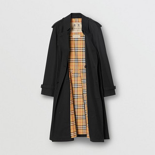 BURBERRY 博柏利 Heritage系列 Trench 男士长款风衣 威斯敏斯特版型 40737911 黑色 52