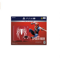 SONY 索尼 PlayStation 4 Pro 漫威蜘蛛侠限量珍藏版 游戏机 1TB 红色