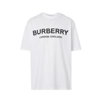 BURBERRY 博柏利 男士圆领短袖T恤 80260171 白色 XS