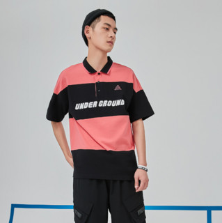 PEAK 匹克 男子POLO衫 DF612231 黑色 XL