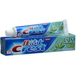 Crest 佳潔士 天然多效茶潔防蛀牙膏口氣清新減少亮白牙齒140g×1支 1件裝