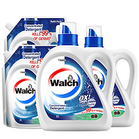 Walch 威露士 抗菌有氧洗衣液 3L+2.25L+2L*2袋 松木