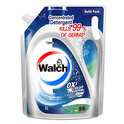 Walch 威露士 抗菌有氧洗衣液松木袋装2L 杀菌率达99%