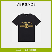 VERSACE/范思哲男士美杜莎刺绣Logo T恤A87372-A228806（3XL、A1001）