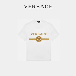 VERSACE/范思哲男士美杜莎刺绣Logo T恤A87372-A228806（L、A1008）