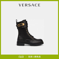 VERSACE/范思哲安全别针真皮女士短靴DST419E-DVTA3