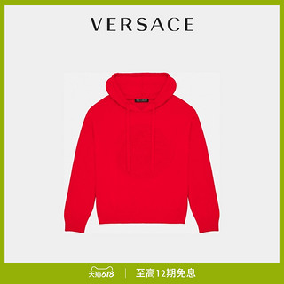 VERSACE/范思哲男士美杜莎羊绒羊毛混纺连帽衫A87203-A235893（54、A1203）