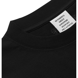 Vetements 男纯棉平纹布T恤NAP/NET-A-PORTER