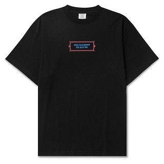 Vetements 男纯棉平纹布T恤NAP/NET-A-PORTER