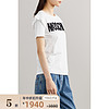 Moschino/莫斯奇诺 女字母短袖T恤NAP/NET-A-PORTER（42、白色）