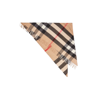 BURBERRY 博柏利 男女款羊绒围巾 40653491 驼色 167*85cm
