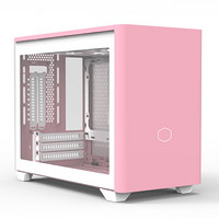 COOLER MASTER 酷冷至尊 NR200P 粉色版 迷你机箱(ITX/带钢玻侧板/长显卡/支持240水冷/免工具安装)