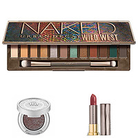 Urban Decay 衰败城市 Naked系列经典玩色全妆套装 (NAKED系列十二色眼影盘#WILDWEST15.6g+#SOLSTICE瑰丽魅影1.5g+口红#RAVENSWOOD干枯玫瑰3.4g)