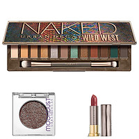 Urban Decay 衰败城市 Naked系列经典玩色全妆套装 (NAKED系列十二色眼影盘#WILDWEST15.6g+#SOLSTICE瑰丽魅影1.8g+口红#RAVENSWOOD干枯玫瑰3.4g)