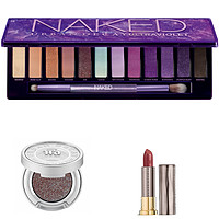 Urban Decay 衰败城市 Naked系列经典玩色全妆套装 (NAKED系列十二色眼影盘#UV电光紫15.6g+#SOLSTICE瑰丽魅影1.5g+口红#RAVENSWOOD干枯玫瑰3.4g)