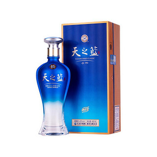 YANGHE 洋河 天之蓝 蓝色经典 2021版 42%vol 绵柔浓香型白酒 480ml 单瓶装