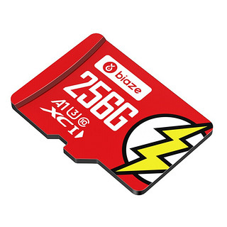Biaze 毕亚兹 256GB TF（MicroSD）存储卡 U3 C10 A1 4K V30 高速加强版 读速100MB/s 行车记录仪监控手机内存卡