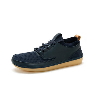 Clarks 其乐 Nature IV 男士休闲皮鞋 261257737 海军蓝 39