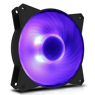 COOLER MASTER 酷冷至尊 MasterFan MF120R RGB 120mm 机箱散热风扇 三个装