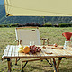 MOBI GARDEN 牧高笛 户外露营野餐烧烤便携折叠桌餐桌实木蛋卷桌