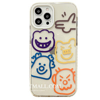 iMobile iPhone 12 pro 硅胶手机软壳 涂鸦动物