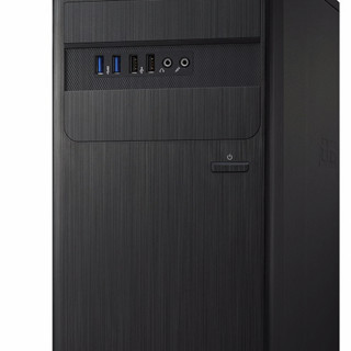 ASUS 华硕 D640MB 八代酷睿版 21.5英寸 商务台式机 黑色(酷睿i3-8100、核芯显卡、4GB、1TB SSD、风冷)