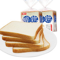 有券的上：桃李 醇熟切片面包 400g/袋*2袋