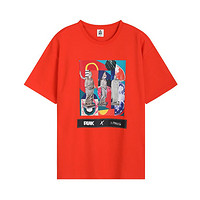 PEAK 匹克 卢浮宫博物馆联名款 男子运动T恤 F611371 朱红 XL