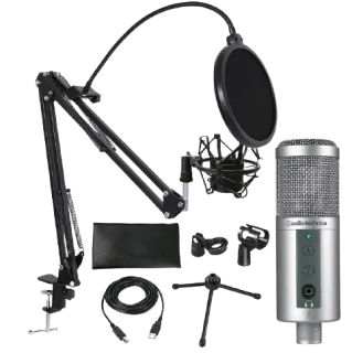 Audio Technica 铁三角atr2500 Usb 银色电容麦克风支架套装 报价价格评测怎么样 什么值得买